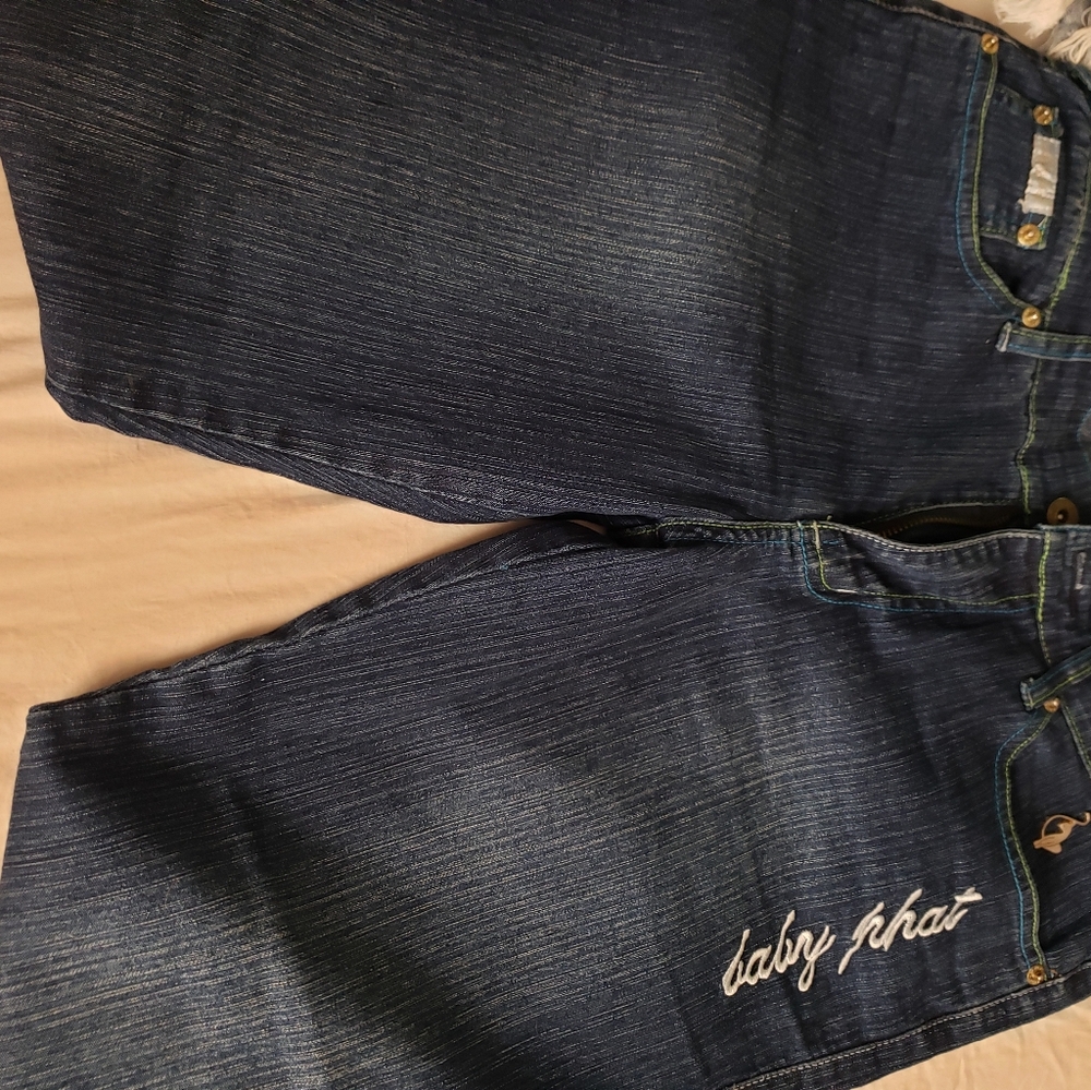 Baby Phat Blue Ankle & Cropped Jeans